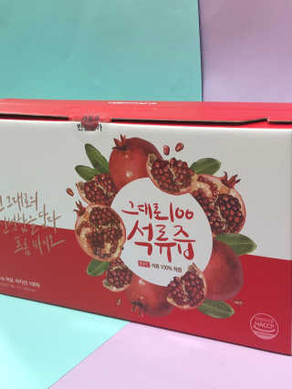 프롬바이오 오직 석류만 [그대로100 석류즙] 하루 1포로 건강하게 — 3점을 준 리뷰어가 2019년 11월 올린 사용 사진