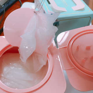 메이베나 1일 1팩 뽑아쓰는 마스크팩 — 3.5점을 준 리뷰어가 2019년 2월 올린 사용 사진