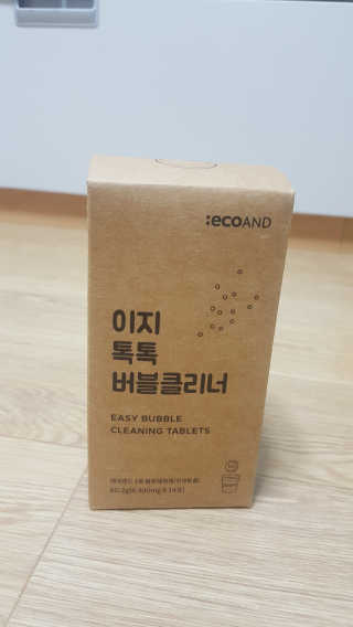 [에코앤드]이지톡톡 버블클리너 1종세척제 — 4점을 준 리뷰어가 2019년 8월 올린 사용 사진