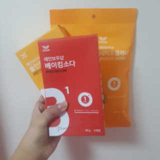 레인보우샵 올인원세탁세제,베이킹소다 스틱포6개입+세탁조클리너 — 5점을 준 리뷰어가 2018년 3월 올린 사용 사진