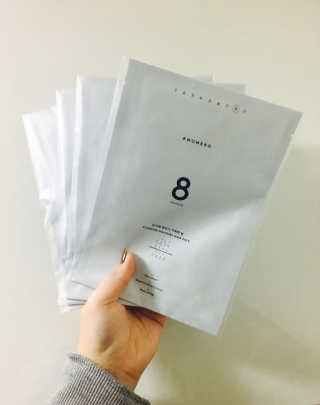 누메로 8 클리어링 모이스처 마스크팩 — 3.5점을 준 리뷰어가 2016년 12월 올린 사용 사진