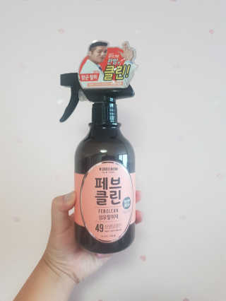 더블유드레스룸 페브클린 500ml — 3.67점을 준 리뷰어가 2018년 8월 올린 사용 사진