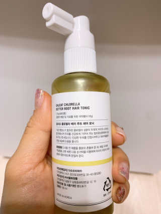 달리프 클로렐라 베러 루트 헤어토닉 100ml — 5점을 준 리뷰어가 2020년 1월 올린 사용 사진
