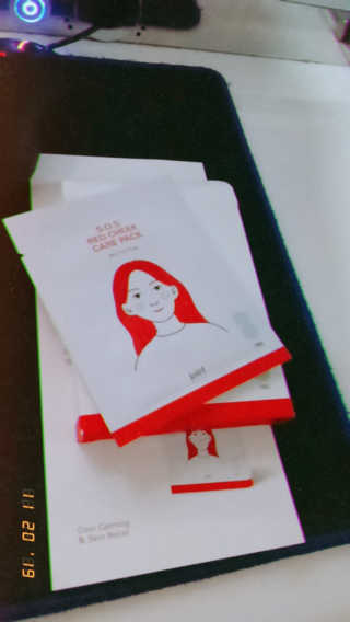 자이엘 S.O.S 레드 칙 케어팩 2 Box — 4점을 준 리뷰어가 2019년 11월 올린 사용 사진