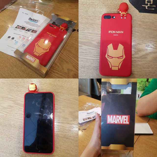 마블 피규어 컬러젤리 케이스 리뷰 사진