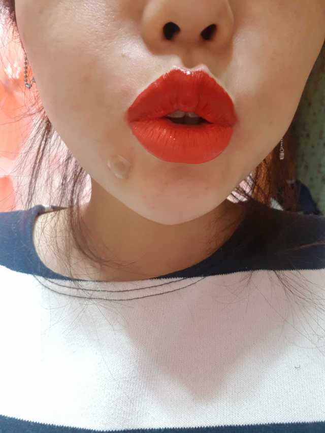 키핀터치 무드 엠엘비비 벨벳틴트 리뷰 사진