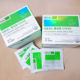 스키니랩 애플페논 풋사과 다이어트 — 4.5점을 준 리뷰어가 2019년 5월 올린 사용 사진
