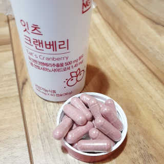 네츄럴굿띵스 잇츠 크랜베리 1병 30일분 — 4점을 준 리뷰어가 2019년 10월 올린 사용 사진
