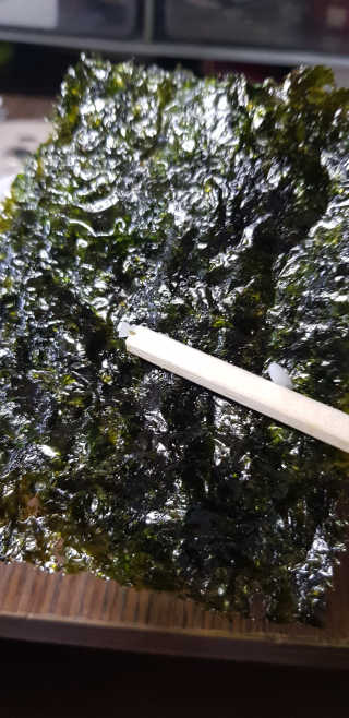 광천우리맛김 파래향 듬뿍, 바삭한 광천우리파래김 6매10봉 — 4.5점을 준 리뷰어가 2018년 6월 올린 사용 사진