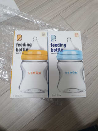 유비맘 신생아젖병 120ml 트리플팩_ 젖꼭지 포함 — 4점을 준 리뷰어가 2020년 3월 올린 사용 사진