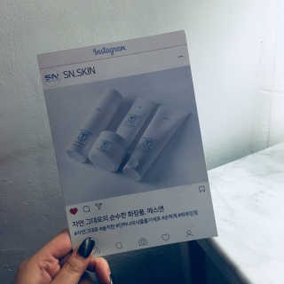 SN 에스엔 티크림 — 5점을 준 리뷰어가 2017년 12월 올린 사용 사진