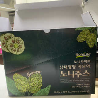 장수농가 남태평양 사모아 노니 원액 1L or 200mlx10팩 중 택 1 — 5점을 준 리뷰어가 2019년 1월 올린 사용 사진