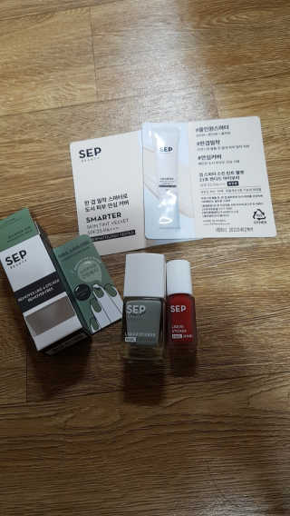 SEP 리퀴드 스티커 네일 - 마카롱 딜라이트 컬렉션 — 5점을 준 리뷰어가 2018년 5월 올린 사용 사진