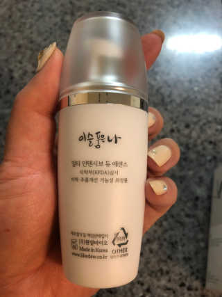 [이슬품은나] 야생녹차 이슬 에센스 30ml — 5점을 준 리뷰어가 2019년 9월 올린 사용 사진