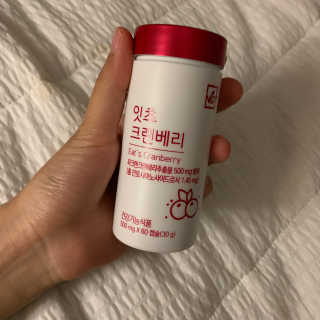네츄럴굿띵스 잇츠 크랜베리 1병 30일분 — 5점을 준 리뷰어가 2019년 10월 올린 사용 사진
