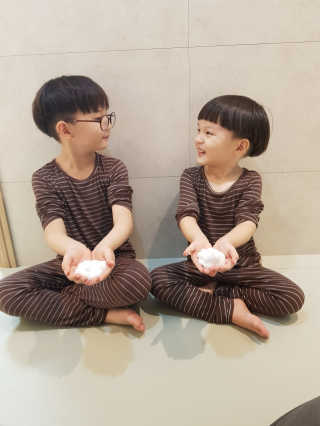 꼬모조이 콩순이 포밍 핸드워시 콩순이 엉뚱발랄 포인트팩 세트 — 5점을 준 리뷰어가 2019년 12월 올린 사용 사진