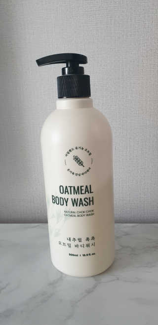 (주)에네스티 내추럴 촉촉  오트밀 바디워시 500ml — 5점을 준 리뷰어가 2019년 12월 올린 사용 사진