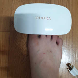 [오호라] 19ss 붙이는 패디 세미큐어젤 + 젤램프 — 5점을 준 리뷰어가 2019년 7월 올린 사용 사진