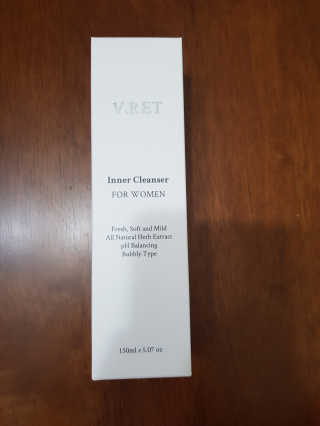 V.RET 브이렛 여성청결제 — 5점을 준 리뷰어가 2018년 9월 올린 사용 사진