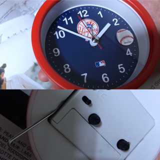 MLB WATCH n LEISURE MLB 아날로그 디자인 탁상시계 8종 — 4점을 준 리뷰어가 2020년 1월 올린 사용 사진