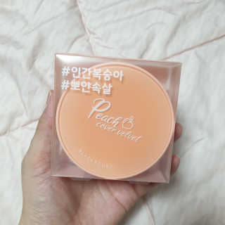 [블랙루즈] 피치 커버 벨벳 쿠션 2종 중 택1 — 4점을 준 리뷰어가 2019년 10월 올린 사용 사진