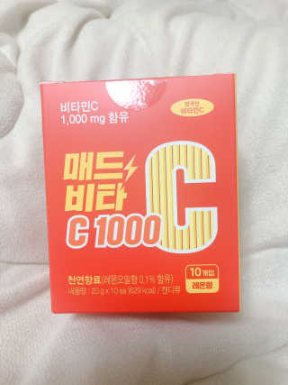 매드비타C 1000 — 4.5점을 준 리뷰어가 2019년 4월 올린 사용 사진