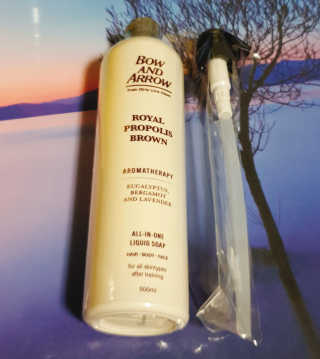 보우앤애로우 아로마테라피 올인원 리퀴드 솝 - 브라운  500ml — 5점을 준 리뷰어가 2019년 12월 올린 사용 사진