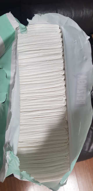 페츠모아 냄새잡는 요술배변패드 — 4점을 준 리뷰어가 2020년 2월 올린 사용 사진