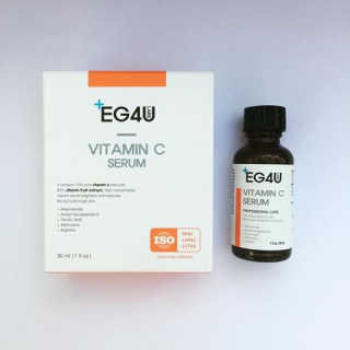 eg4u 이지포유 비타민 C 세럼 — 5점을 준 리뷰어가 2018년 8월 올린 사용 사진