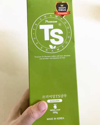 프리미엄 TS 샴푸 — 4점을 준 리뷰어가 2019년 2월 올린 사용 사진