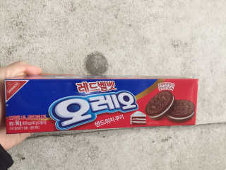 오레오 레드벨벳 — 4.67점을 준 리뷰어가 2018년 1월 올린 사용 사진