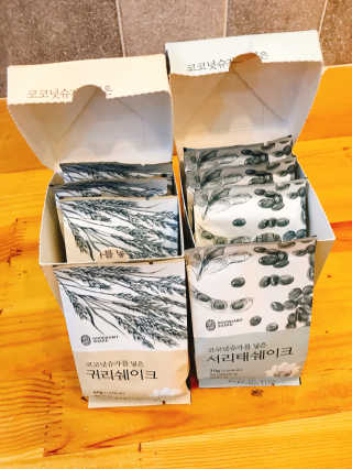 착한습관 귀리쉐이크와 서리태쉐이크 — 5점을 준 리뷰어가 2018년 8월 올린 사용 사진