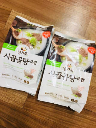 [풀무원] 사골곰탕국밥 황태해장국밥 — 4.33점을 준 리뷰어가 2018년 6월 올린 사용 사진