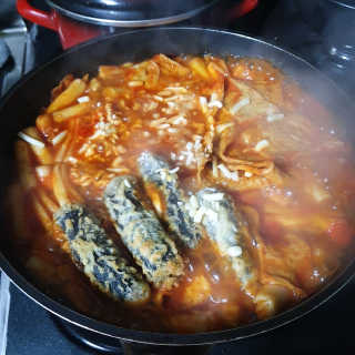 화곡미담 옛날 떡볶이 — 4점을 준 리뷰어가 2020년 2월 올린 사용 사진