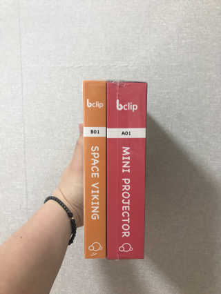 비클립 bclip 스페이스바이킹팩 - 아날로그 감성의 프로젝터 — 5점을 준 리뷰어가 2018년 4월 올린 사용 사진
