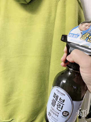 더블유드레스룸 페브클린 500ml — 5점을 준 리뷰어가 2018년 11월 올린 사용 사진