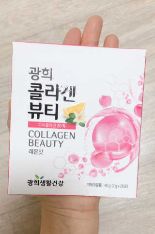 광희생활건강 광희 콜라겐뷰티 — 5점을 준 리뷰어가 2020년 1월 올린 사용 사진