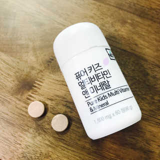 네츄럴굿띵스 퓨어 키즈 멀티비타민 앤 미네랄 30일분 — 3.83점을 준 리뷰어가 2018년 4월 올린 사용 사진