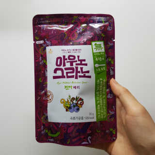 아우노그라노 오리지날, 진짜 베리, 진짜 카카오 — 5점을 준 리뷰어가 2018년 6월 올린 사용 사진