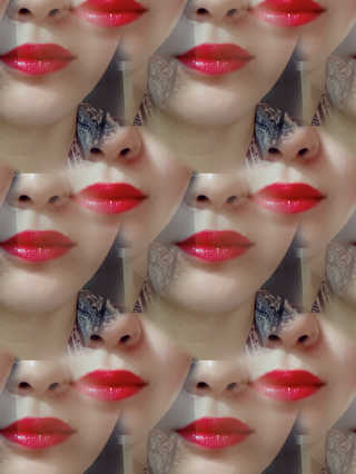 [블랙루즈] 에어 핏 촉촉틴트 + 크리미 벨벳 립크레용 — 5점을 준 리뷰어가 2018년 7월 올린 사용 사진