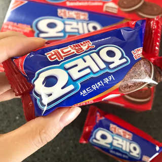 오레오 레드벨벳 — 5점을 준 리뷰어가 2018년 1월 올린 사용 사진