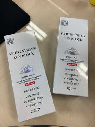 지고트 화이트닝 유브이 썬블럭 크림 70ml,1+1 — 5점을 준 리뷰어가 2019년 5월 올린 사용 사진
