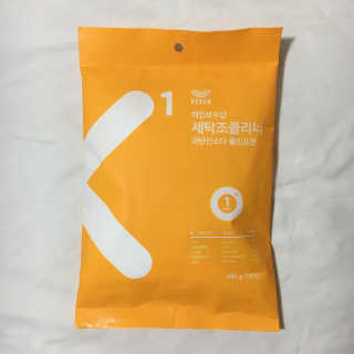 레인보우샵 올인원세탁세제,베이킹소다 스틱포6개입+세탁조클리너 — 5점을 준 리뷰어가 2018년 4월 올린 사용 사진
