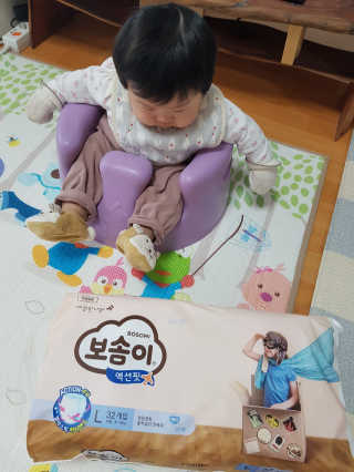 보솜이 액션핏 팬티형 — 3점을 준 리뷰어가 2019년 3월 올린 사용 사진