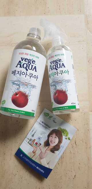 베지아쿠아 475ml + 리필 1000ml 1Set — 5점을 준 리뷰어가 2019년 7월 올린 사용 사진