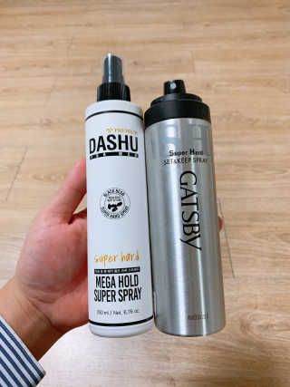 다슈코리아 다슈 포 맨 프리미엄 메가 홀드 슈퍼 스프레이 250ml — 5점을 준 리뷰어가 2019년 3월 올린 사용 사진
