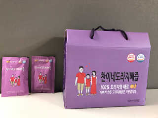 찬이네과수원 찬이네_도라지배즙 1BOX 50개입 — 5점을 준 리뷰어가 2018년 4월 올린 사용 사진