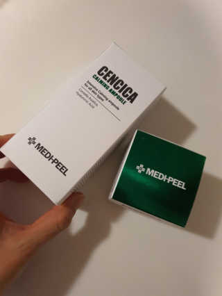 메디필 센시카 알라 크림, 센시카 카밍 앰플 — 5점을 준 리뷰어가 2020년 1월 올린 사용 사진