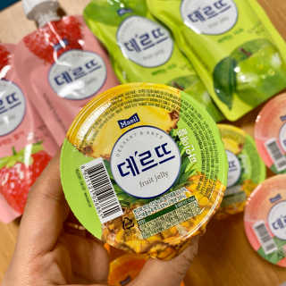 데르뜨 떠먹는 과일 3종, 짜먹는 과일 2종 총 10개 체험 — 5점을 준 리뷰어가 2020년 3월 올린 사용 사진