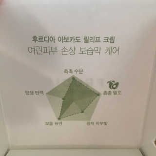 후르디아 아보카도 릴리프 크림 — 3.83점을 준 리뷰어가 2018년 1월 올린 사용 사진